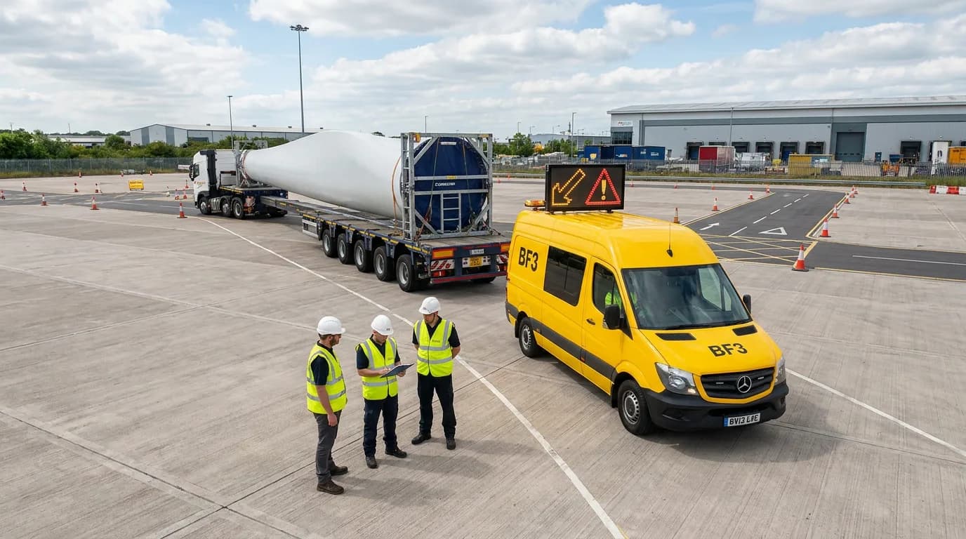 BF3 Grundkurs Begleitfahrzeugfahrer für Schwerlasttransporte